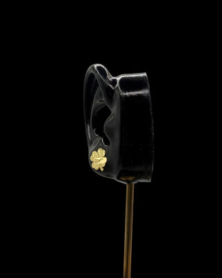 Boucles d’oreilles trèfles croco 10mm