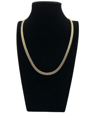 Collier double palmier plat 5.3MM 45CM - TRANSAC'OR