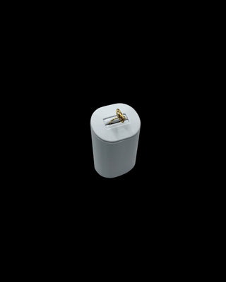 Bague forçat allongé lisse 7mm Bijoux or 18K - TRANSAC'OR