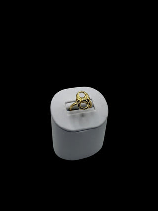 Bague grain de café électro 13mm Bijoux or 18K - TRANSAC'OR
