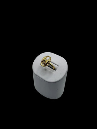 Bague grain de café électro 13mm Bijoux or 18K - TRANSAC'OR