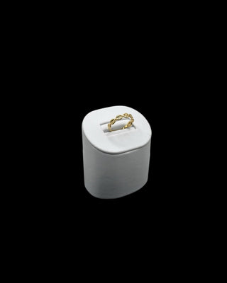 Bague maille café 4mm Bijoux or 18K - TRANSAC'OR