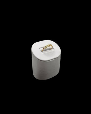 Bague maille gourmette 4mm Bijoux or 18K - TRANSAC'OR