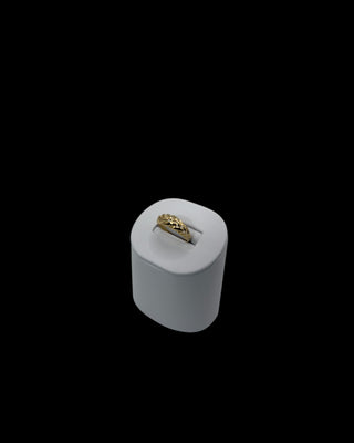 Bague maille palmier Bijoux or 18K - TRANSAC'OR