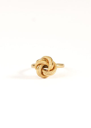 Bague Noeuds 10mm Bijoux or 18K - TRANSAC'OR