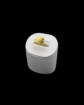 Bague trèfle torsadée 14mm Bijoux or 18K - TRANSAC'OR
