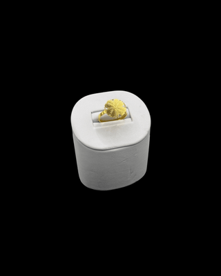 Bague trèfle torsadée 14mm Bijoux or 18K - TRANSAC'OR