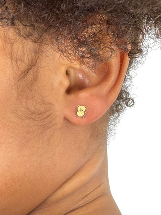 Boucles d’oreilles baby bear Bijoux or 18K - TRANSAC'OR