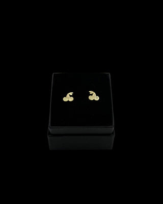 Boucles d’oreilles cerise pays 8mm Bijoux or 18K - TRANSAC'OR