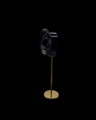 Boucles d’oreilles graine de café nuggets 8mm Bijoux or 18K - TRANSAC'OR