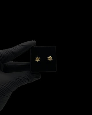 Boucles d’oreilles maille cyclone 8mm Bijoux or 18K - TRANSAC'OR