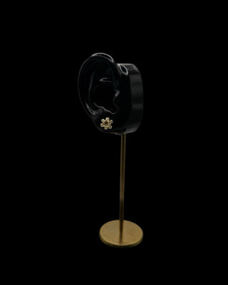 Boucles d’oreilles maille cyclone 8mm Bijoux or 18K - TRANSAC'OR