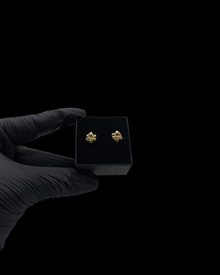 Boucles d’oreilles maille cyclone 8mm Bijoux or 18K - TRANSAC'OR