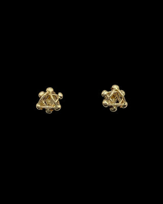 Boucles d’oreilles maille cyclone 8mm Bijoux or 18K - TRANSAC'OR