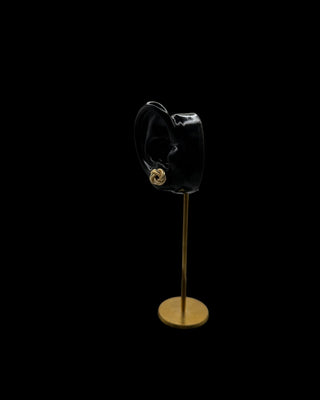 Boucles d’oreilles nœuds 10mm Bijoux or 18K - TRANSAC'OR