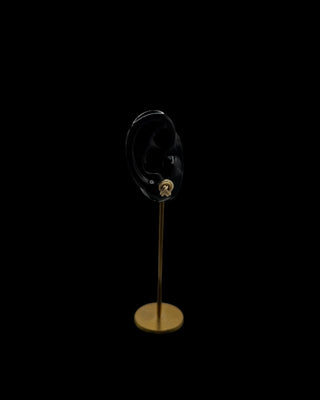 Boucles d’oreilles nœuds 10mm Bijoux or 18K - TRANSAC'OR