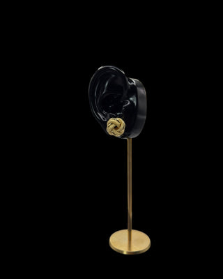 Boucles d'oreilles nœuds 15MM Bijoux or 18K - TRANSAC'OR