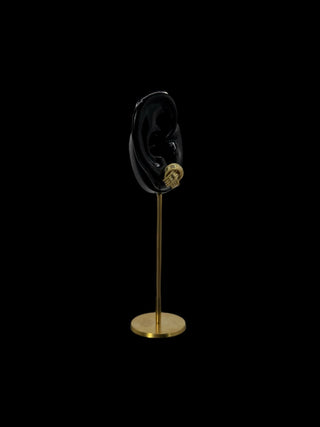 Boucles d’oreilles nœuds ultra 15mm Bijoux or 18K - TRANSAC'OR