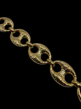 Bracelet maille café grannulés 15mm Bijoux or 18K - TRANSAC'OR