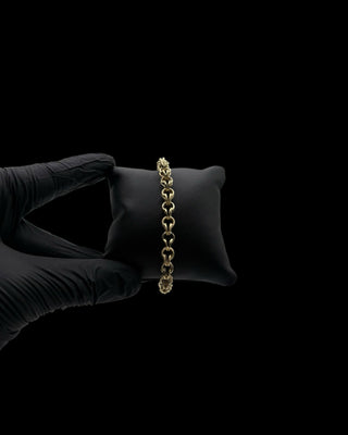 Bracelet maille gros sirop 6mm 20.5cm Bijoux or 18K - TRANSAC'OR