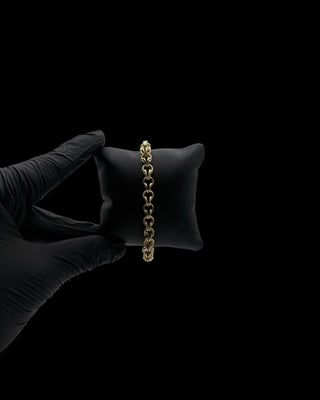Bracelet maille gros sirop 6mm 20.5cm Bijoux or 18K - TRANSAC'OR