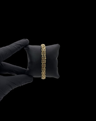 Bracelet maille royal 8mm 20cm Bijoux or 18K - TRANSAC'OR