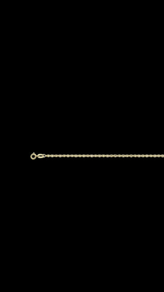 Chaîne de cheville forçat 2mm 27cm Bijoux or 18K - TRANSAC'OR