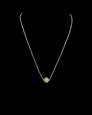 Chaîne forçat fleur diamanté 45cm Bijoux or 18K - TRANSAC'OR
