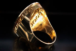 Chevalière biscuit ovale 29mm Bijoux or 18K - TRANSAC'OR