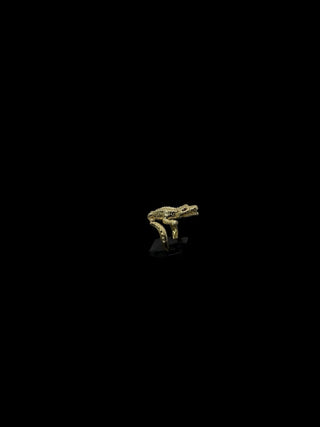 Chevalière crocodile 3D Bijoux or 18K - TRANSAC'OR