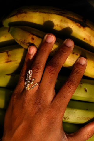 Chevalière crocodile 3D Bijoux or 18K - TRANSAC'OR
