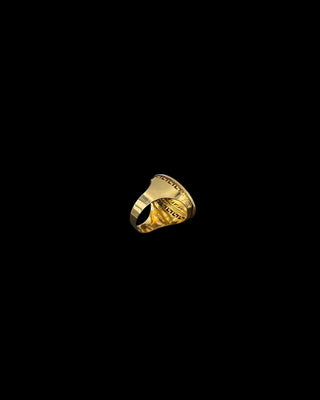 Chevalière ovale 28mm Bijoux or 18K - TRANSAC'OR