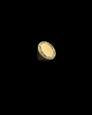 Chevalière ovale 28mm Bijoux or 18K - TRANSAC'OR