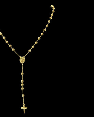 Collier chapelet 4mm 60cm Bijoux or 18K - TRANSAC'OR