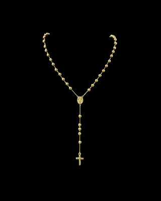 Collier chapelet 4mm 60cm Bijoux or 18K - TRANSAC'OR