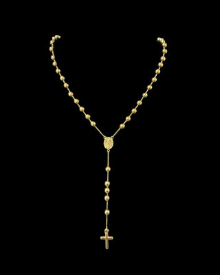 Collier chapelet 4mm 60cm Bijoux or 18K - TRANSAC'OR
