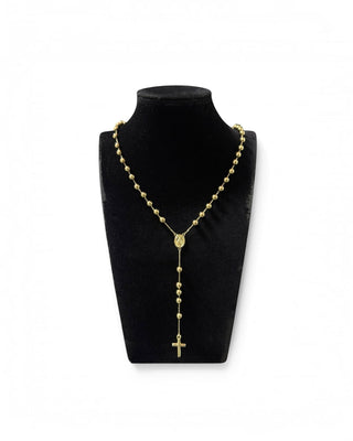 Collier chapelet 4mm 60cm Bijoux or 18K - TRANSAC'OR