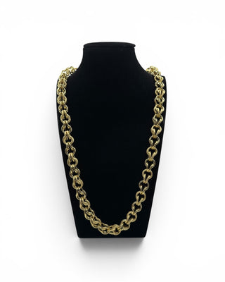 Collier gros sirop 12MM 70CM Bijoux or 18K - TRANSAC'OR