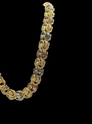 Collier macaron 3 ORS 80cm 20mm Bijoux or 18K - TRANSAC'OR