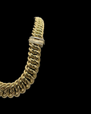 Collier maille américaine Graziella 26mm 70cm Bijoux or 18K - TRANSAC'OR