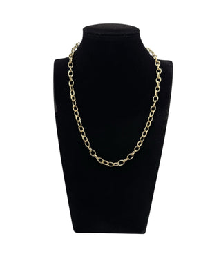 Collier maille forçat 6mm 45cm Bijoux or 18K - TRANSAC'OR