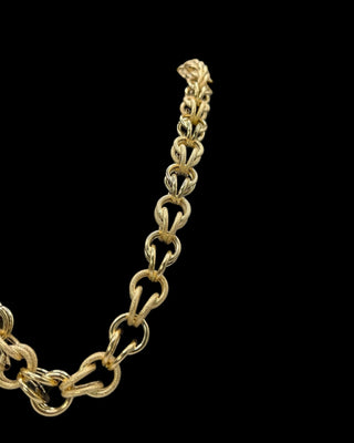 Collier maille gros sirop 15mm 70cm Bijoux or 18K - TRANSAC'OR