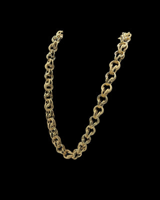 Collier maille gros sirop 15mm 70cm Bijoux or 18K - TRANSAC'OR