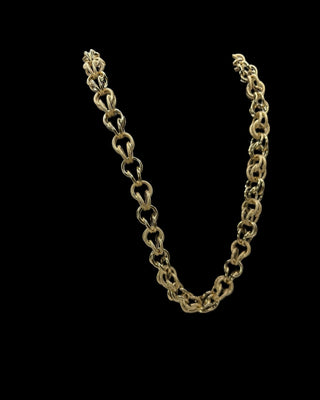 Collier maille gros sirop 15mm 70cm Bijoux or 18K - TRANSAC'OR
