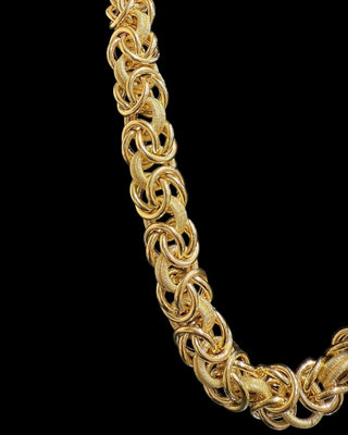 Collier maille royale 28mm 80cm Bijoux or 18K - TRANSAC'OR