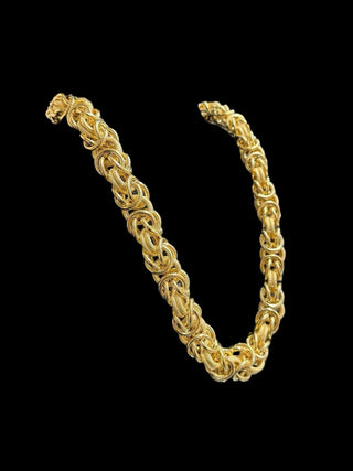 Collier maille royale 28mm 80cm Bijoux or 18K - TRANSAC'OR
