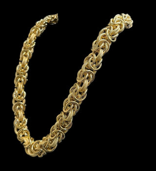 Collier maille royale 28mm 80cm Bijoux or 18K - TRANSAC'OR