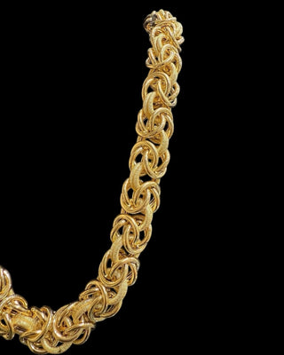 Collier maille royale 28mm 80cm Bijoux or 18K - TRANSAC'OR