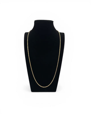 Collier maille torsadée 2.1MM 60CM Bijoux or 18K - TRANSAC'OR