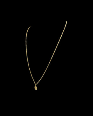 Collier maille torsadée 2.1mm 70cm + pendentif vierge Bijoux or 18K - TRANSAC'OR